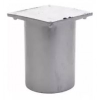 AWADUCT PORTA REJILLA 110 C/TAPA CIEGA AC INOX 12X12