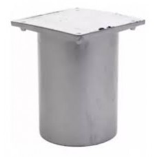 AWADUCT PORTA REJILLA 110 C/TAPA CIEGA AC INOX 15X15