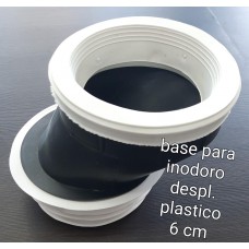 BASE P/INODORO DESPLASADOR PLASTICO RIGIDO 55 CM