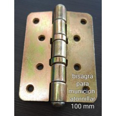 BISAGRA MUNICION P/ATORNILLAR LARGA X 100X75 MM