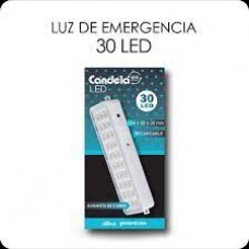 CANDELA LUZ DE EMERGENCIA 30 LED RECARGABLE