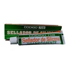 CODIGO 708 SILICONA X 33 ML TRANSAPARENTE