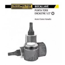 CROSSMASTER BOCA LLAVE PUNTA TORX T-60 1/2