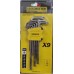 CROSSMASTER JUEGO 9 LLAVE TORX T10 T50