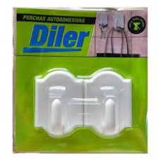 DILER PERCHA AUTOADHESIVAS X 2 GRANDE