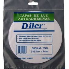 DILER TAPA P/CAJA OCTOG. GDE AUTOADHESIVA X 4 U