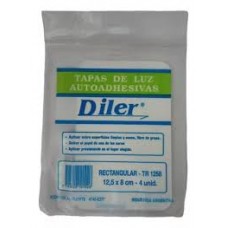 DILER TAPA P/CAJA CUAD. GDE AUTOADHESIVAS X 4 U