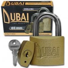 DUBAI CANDADO HRRO BRONCEADO ARO LARGO N°63