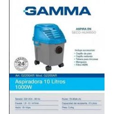 GAMMA ASPIRADORA 10 LITROS 1000 W