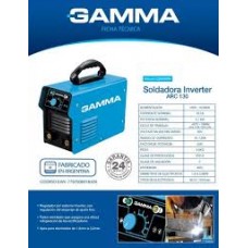 GAMMA SOLDADORA INVERTER ARC 130 10-130 220 W MONO