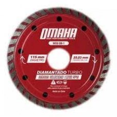 OMAHA DISCO DE CORTE DIAMANTADO TURBO 115X22 MM