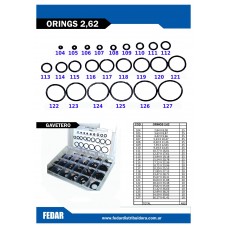 O-RING 120 (2.62) X UNIDAD