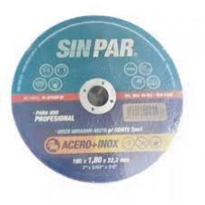 SIN PAR DISCO RECTO P CORTE/AC 180X1,5X22,2