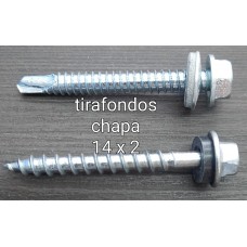 TIRAFONDO PUNTA MECHA P/CHAPA A 14X1 1/2