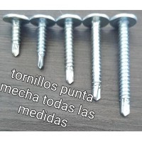 TORNILLO PUNTA MECHA WAFFER 8 X A 1/2 &quot;T1&quot;