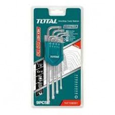 TOTAL SET DE LLAVES TORX LARGAS X 9 PZAS